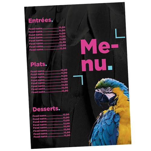 menu prenium